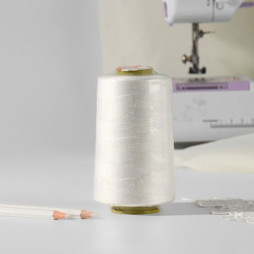 Нитки 100ЛЛ, 1500 м, белые