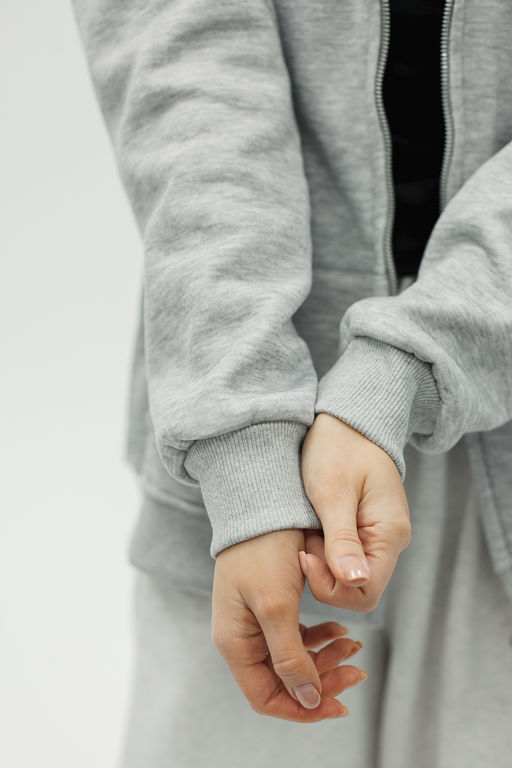 Худи на молнии с капюшоном