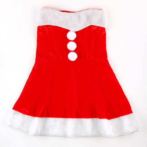 Карнавальный костюм «Мисс Санта», р-р 44-46, платье, колпак, пояс, перчатки