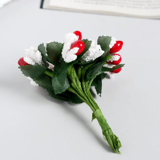 Цена за 12 шт. Декор для творчества «Зимние цветы», МИКС 10 см (1 набор=1 букету) в букете 12 цветов