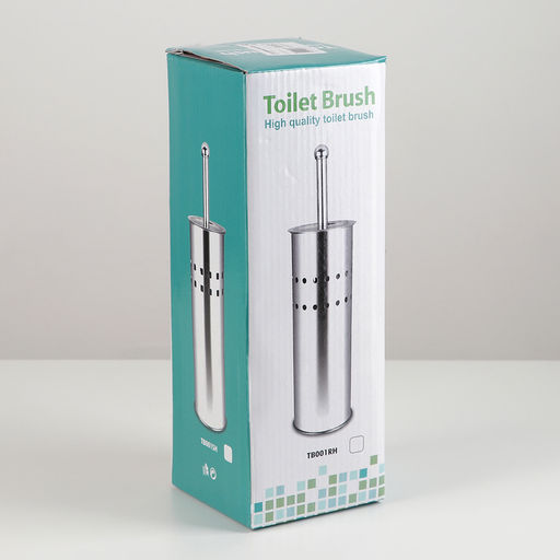 Ёршик для унитаза с подставкой, 9.59.537 см, хром - Simaland фото 4