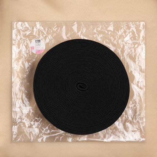 Резинка помочная, 40 мм, 10 м, чёрная