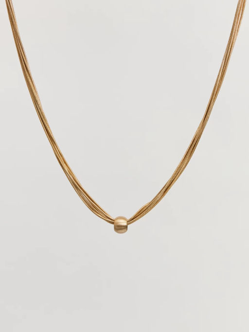 Многослойное шейное украшение / Zarina  фото 6