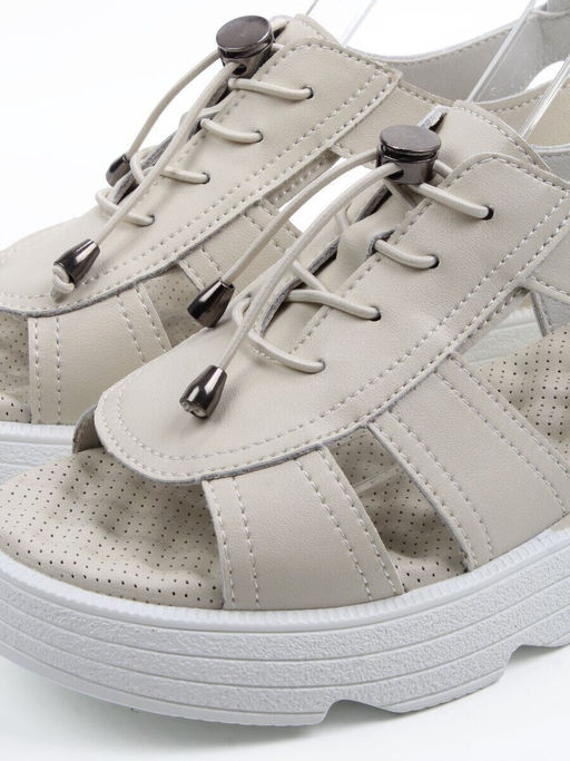 08-C109-2C BEIGE Босоножки женские (натуральная кожа)