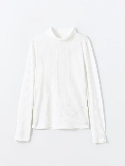 Bal?k?? Yaka K?z ?ocuk Triko Kazak