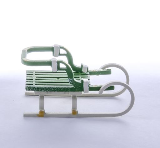 Елочные игрушки: Санки Большие 6017 - Idh фото 4