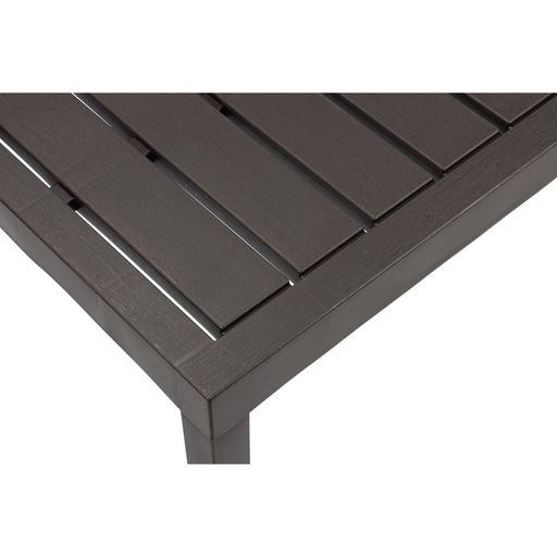 Стол садовый «Рейки», пластик, 55×65×38 см, мокко