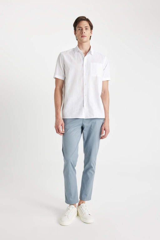 Брюки-чиносы из твила из парусины - Defacto фото 3