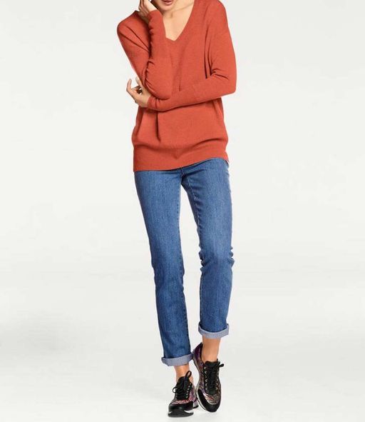 Пуловер, мандериновый - Patrizia dini фото 3