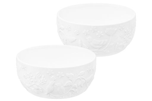 Набор салатников 2 пр. 600 мл 14*14*6,3 см "Птички на ветке"