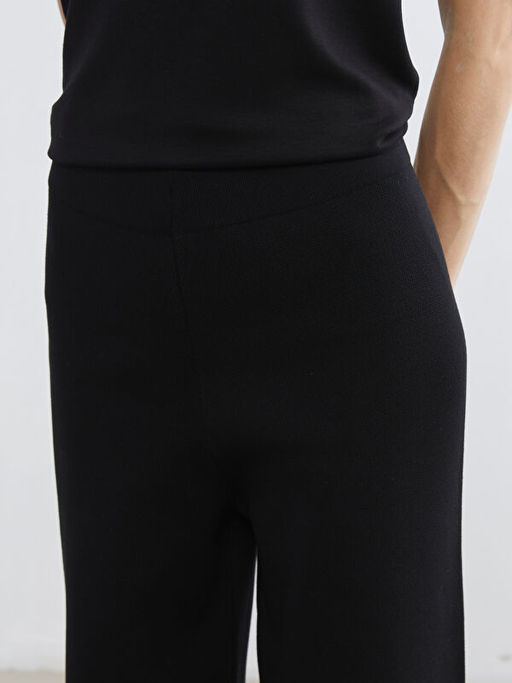 Beli Lastikli Kad?n Triko Pantolon