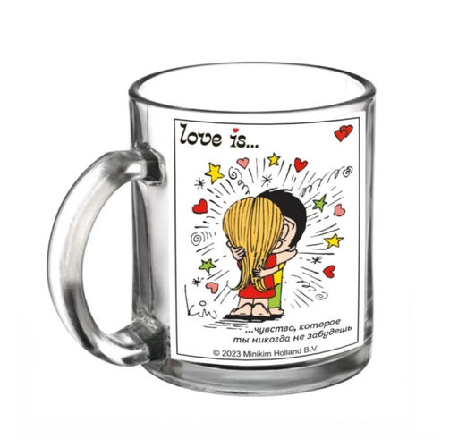 Набор кружек "Love is...Объятия", 320 мл, стекло