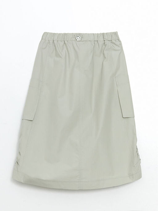 Beli Lastikli K?z ?ocuk Kargo Etek