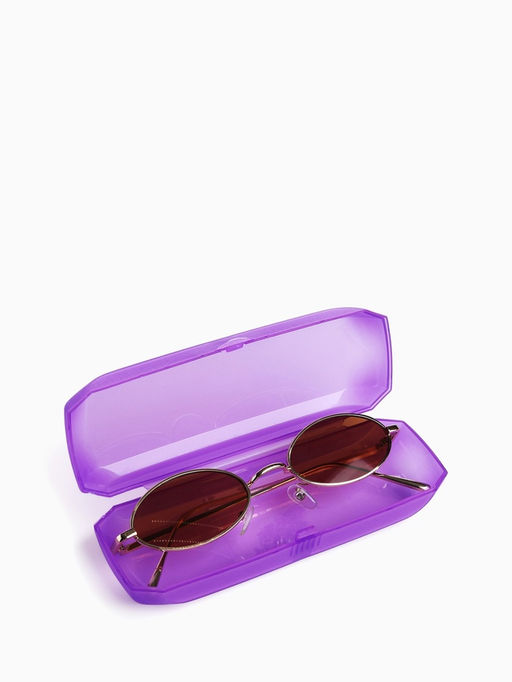 Цена за 3 шт. Футляр для очков «Амелия», на застёжке, длина 15 см, МИКС