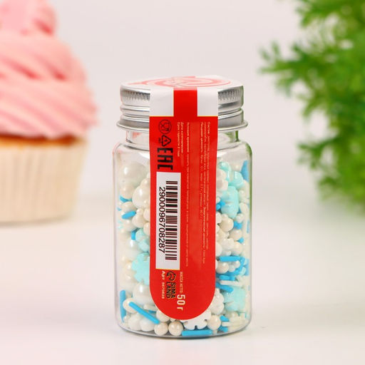 Посыпка кондитерская Новогодний микс №4, Новый год, 50 г - Simaland фото 4