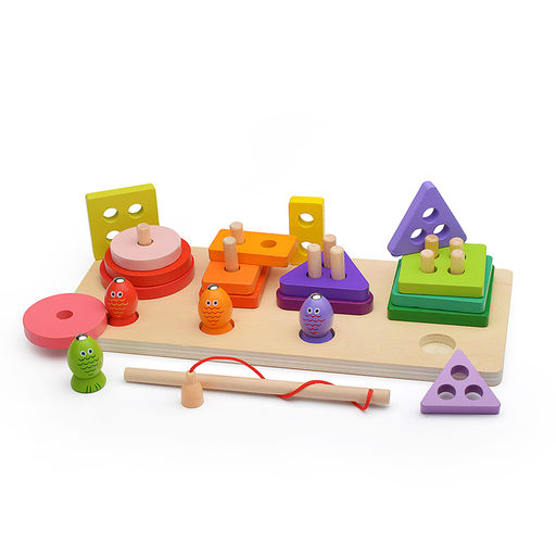 Игра развивающая Геометрические фигуры - Щепочка фото 4