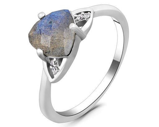 Кольцо, лабрадорит, Каприз