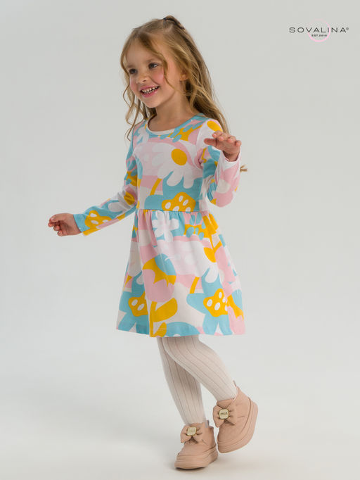 Платье Эля зефирные ромашки - Sovalina фото 26