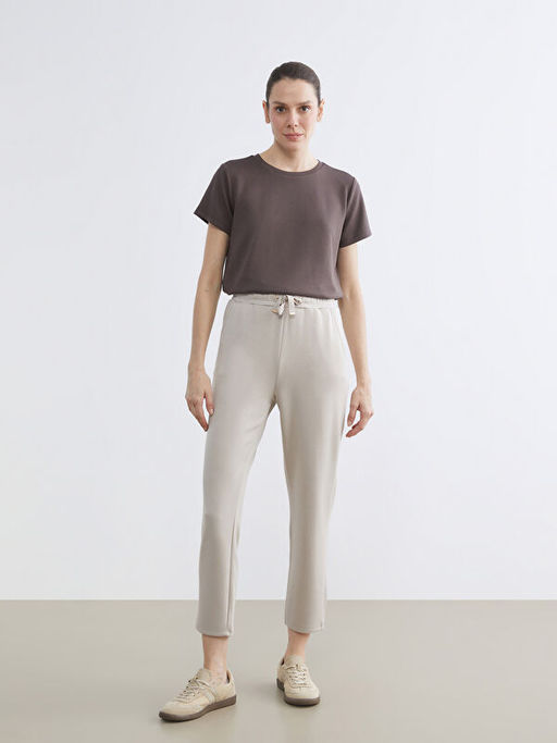 Bisiklet Yaka Kad?n Ti??rt