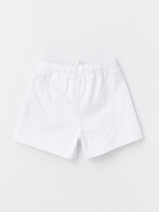 Basic Beli Lastikli K?z ?ocuk ?ort - Waikiki фото 2