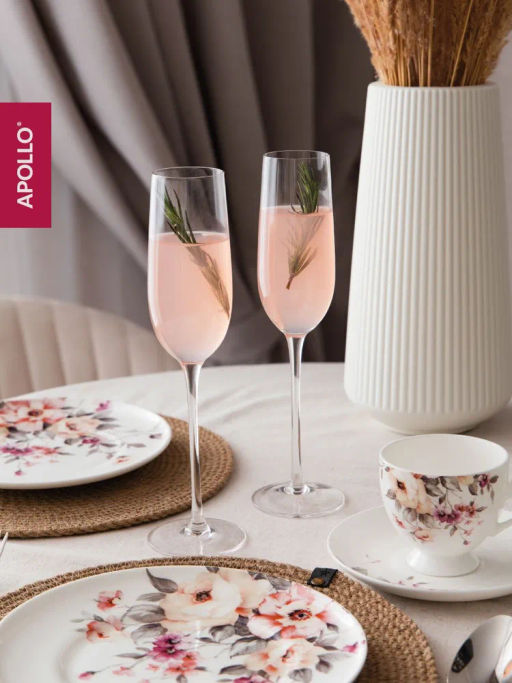 Набор бокалов для шампанского APOLLO Sun 270 мл 2 пр.