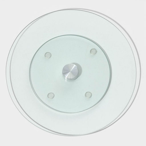 Подставка для торта вращающаяся Доляна, d=25 см, стекло