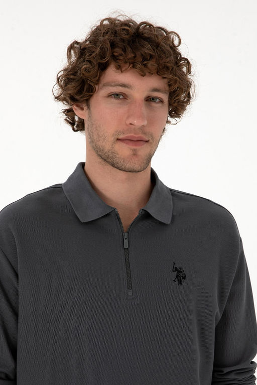 Erkek Antrasit Sweatshirt Sepette S_rpriz _ndirim - U.s. polo assn фото 2