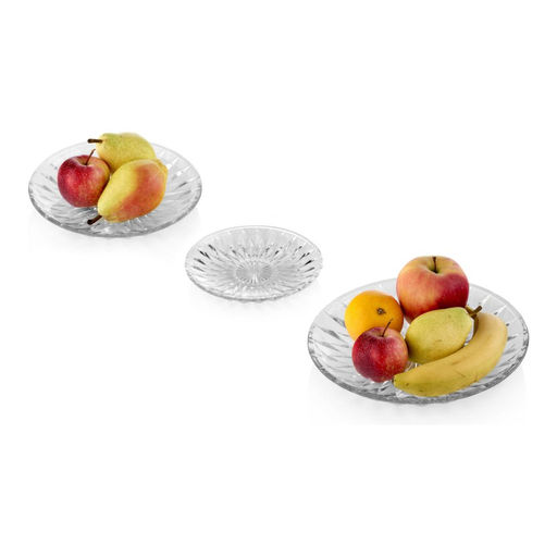 Блюдо сервировочное Stamp, 15 см, цвет прозрачный - Walmer фото 2