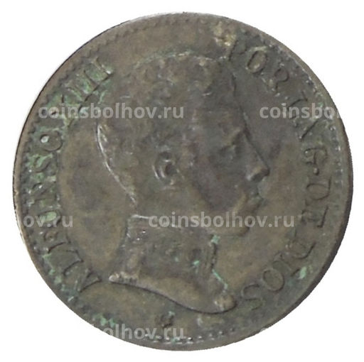 Монета 1 сентимо 1906 года Испания