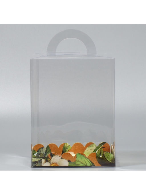 Цена за 5 шт. Коробка кондитерская, сундук, упаковка, «Ты моё счастье», 14×14×18 см