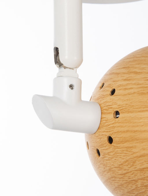 Спот 22000/2, 2x25Вт, GU10, цвет древесный/белый