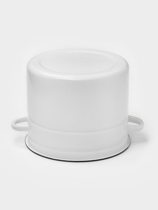 Кастрюля эмалированная, 9 л, d=26 см, с крышкой, без деколи, МИКС