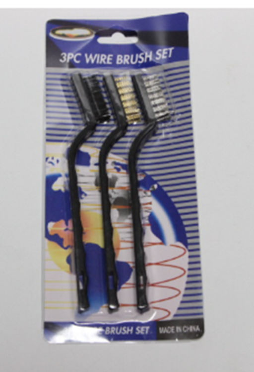 Щетка с ручкой универсальная 3 штуки / SH3N /уп 240/ для чистки плиты