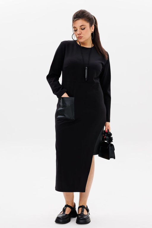 Платье ANELLI 60 черное искушение