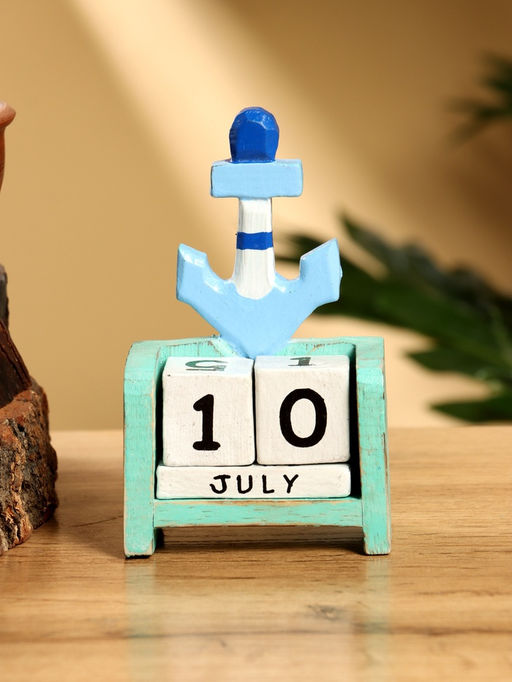 Календарь настольный Якорь, 7410 см, дерево, бирюзово-голубой - Simaland фото 2