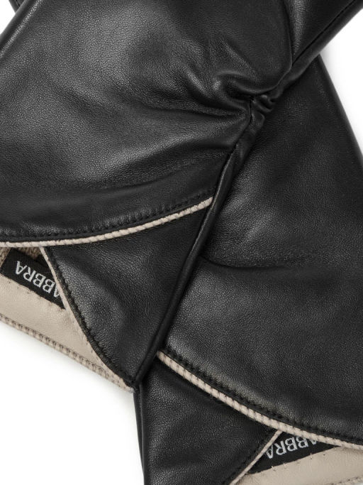 Перчатки жен п/ш LB-2407 black/grey beige