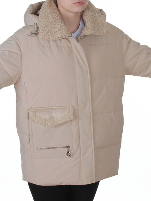 23210 BEIGE Куртка зимняя женская (150 гр. био-пух)