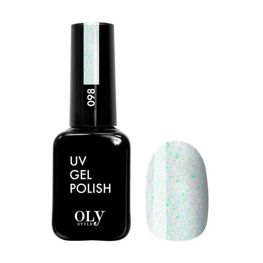 OLYSTYLE Гель-лак для ногтей тон 098 Galaxy green