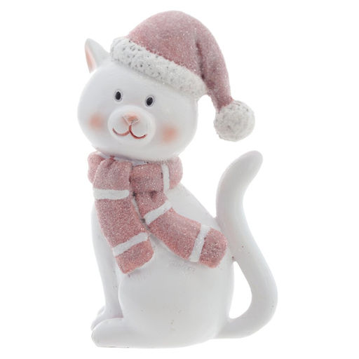 Фигурка декоративная "Кошка", L5 W4 H9 см, 2в.