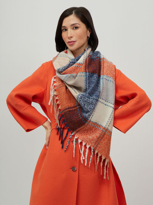 Большой красивый платок из мягкой, хорошо драпируемой ткани, в стиле арт-деко - Tantino фото 4