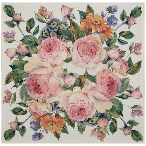 КОМПЛЕКТ САЛФЕТОК ИЗ 4-ШТ ВИНТАЖ 40Х40 СМ ,КРЕМОВЫЙ+БЕЛЫЙ, 100 - Lefard фото 2