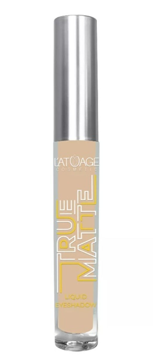 Latuage Тени для век жидкие МАТОВЫЕ True Matte тон 802 кремово- бежевый