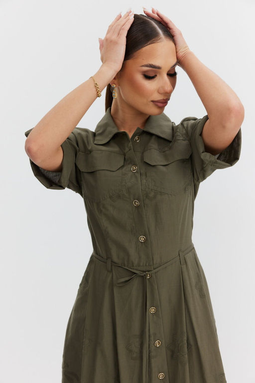 Платье Vesnaletto 4458-2 хаки