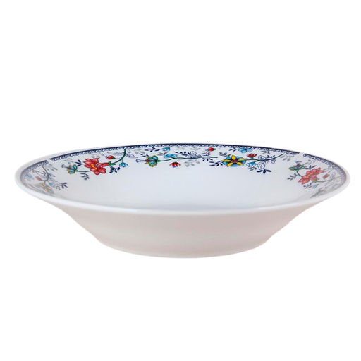 Тарелка суповая 20 см 450 мл "Флорис" арт ZX2312-8SP (249526)