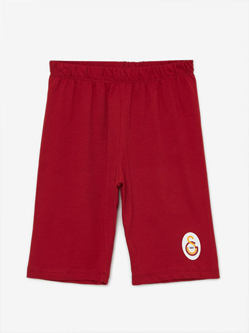 Beli Lastikli Galatasaray Bask?l? Erkek ?ocuk Pijama ?ort 2li - Waikiki фото 2