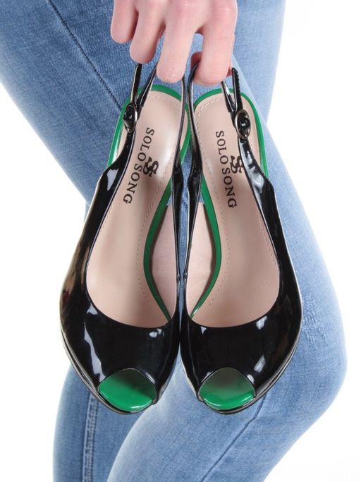 08-EG24-5 BLACK Босоножки женские (натуральная кожа) - Фабричный китай фото 4