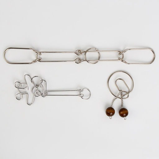 Металлические головоломки Пиглэ, 3 штуки - Puzzle фото 4