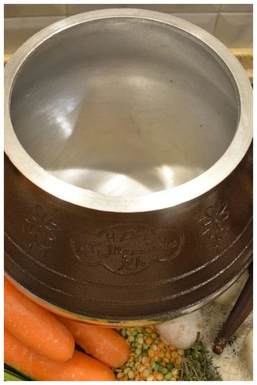 Казан (скороварка) 15,0 л Афганский, с ручками, двухцветный