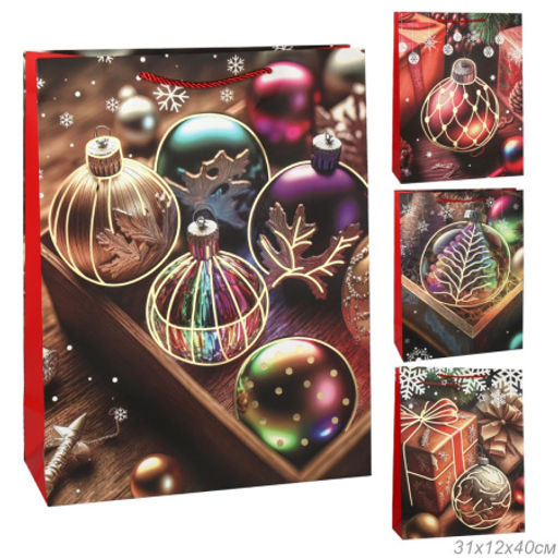 Пакет подарочный 31х40х12 / 102-1L /уп 12/360/Новый год - Галеонтрейд фото 6