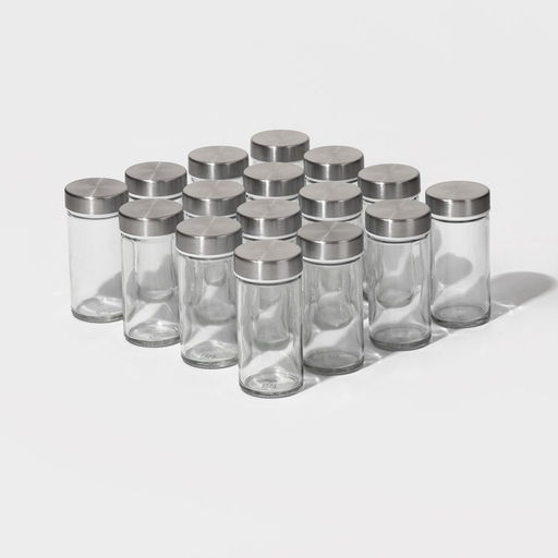 Набор баночек для специй Magistro «Модерн», на подставке, 16 шт., стекло